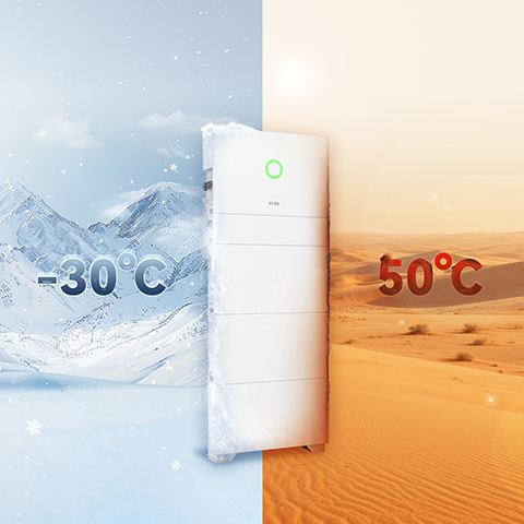 SAJ HS3 batterimodul i drift från −30 °C i snölandskap till 50 °C i ökenmiljö
